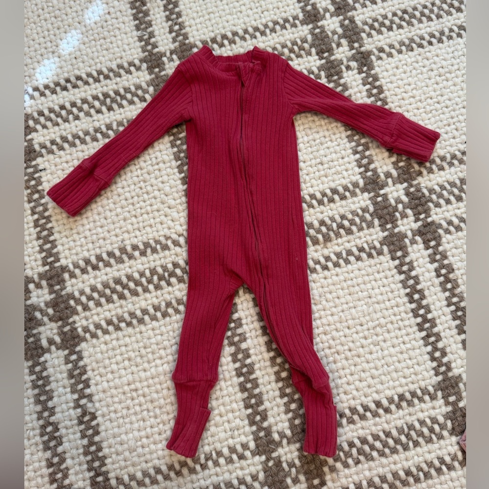 Kate Quinn hot pink girl One Piece Footie